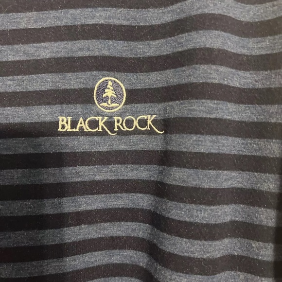 Polo Ralph Lauren Golf Men’s Long Sleeve 1/4 Zip Blue Striped Cotton XL - Picture 4 of 4